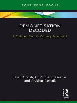 cover image of Demonetisation Decoded